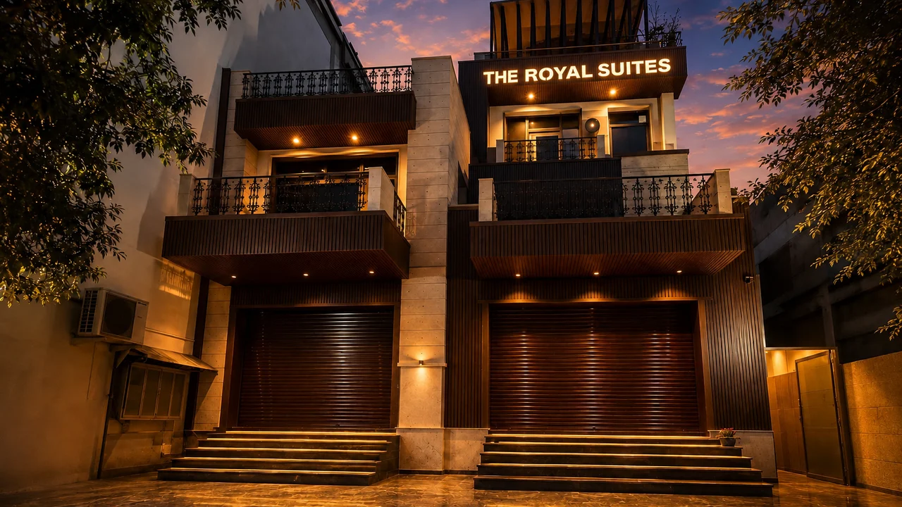 The Royal Suites at dusk